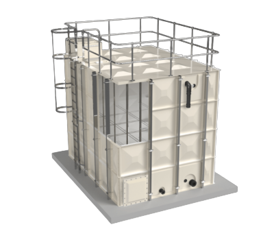 grp sectional water tank