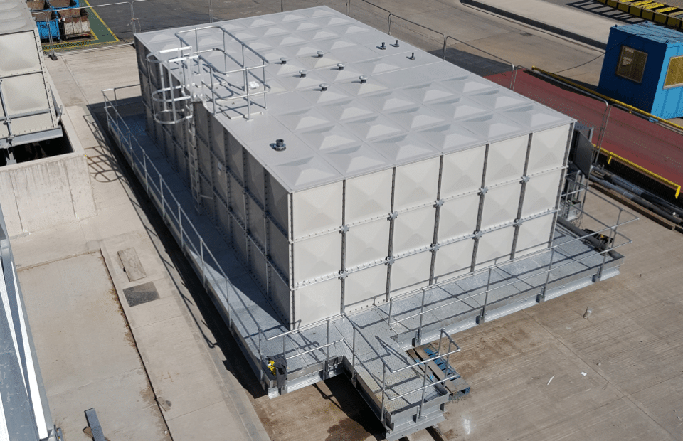 large water tank with high volume capacity