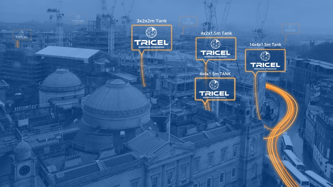 city of glasgow in scotland showing installations