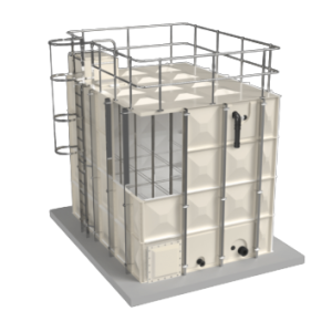 A 3D sectional tank image